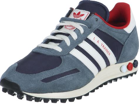 adidas la trainer herren grau blau|Adidas LA Trainer .